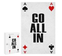 1000 PCS Jigsaw Puzzles Go All In Jigsaw Puzzles for Teenagerss But Fun And Humorous Every Piece Is Unique - Learning Educational Toys 1000 PCS