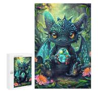 1000 PCS Jigsaw Puzzles Magical Baby Dragon Egg Adult Jigsaw Puzzles Enhance Memory Educational Challenge Toys Educational Games 1000 PCS