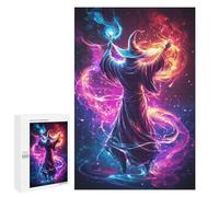 1000 PCS Jigsaw Puzzles Magical Wizard Artwork Jigsaw Puzzles for Teenagers Stress Reliever Train Your Brain And Hands Learning Educational Toys 1000 PCS