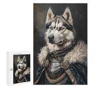 1000 PCS Jigsaw Puzzles Medieval Husky Armor Jigsaws for Adults Puzzle For Family Fun Difficult And Challenge Educational Family Game 1000 PCS