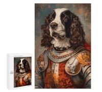 1000 PCS Jigsaw Puzzles Medieval Knight Dog Armor-5 Puzzles for Teenagers Enhance Memory Difficult And Challenge Brainteaser Family Games 1000 PCS