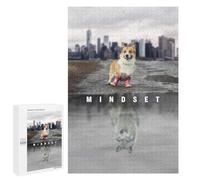 1000 PCS Jigsaw Puzzles Mindset Is Everything Jigsaw for Teenagerss Precision Cutting Fun Activities at Home Challenging Game And Family Play 1000 PCS