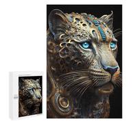 1000 PCS Jigsaw Puzzles Mystical Cosmic Leopard Jigsaws for Adults Anti-Stress Toys Staycation Kill Time Parent-child Interaction 1000 PCS