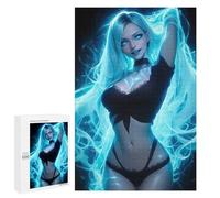 1000 PCS Jigsaw Puzzles Neon Enchantress Jigsaw for Teenagerss Precision Cutting Fun Activities at Home Challenging Game And Family Play 1000 PCS