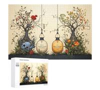 1000 PCS Jigsaw Puzzles Poisonous Garden Bottles Jigsaw for Adults Fun Games Perfect Decoration Unique Gifts for Birthday And Christmas 1000 PCS
