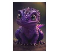 1000 PCS Jigsaw Puzzles Purple Dragon Artwork Adult Jigsaw Puzzle Hands-on Game Hand Speed Race Unique Gifts for Birthday And Christmas 1000 PCS