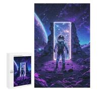 1000 PCS Jigsaw Puzzles Purple Space Neon Altar Jigsaw for Adults Fun Games Perfect Decoration Unique Gifts for Birthday And Christmas 1000 PCS