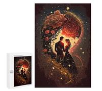 1000 PCS Jigsaw Puzzles Romantic Moonlit Garden Jigsaw Puzzles for Teenagerss But Fun And Humorous Every Piece Is Unique - Learning Educational Toys 1000 PCS