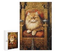 1000 PCS Jigsaw Puzzles Royal Persian Cat Throne-14 Puzzles for Teenagers Enhance Memory Difficult And Challenge Brainteaser Family Games 1000 PCS