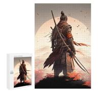 1000 PCS Jigsaw Puzzles Samurai Warrior with Katana Jigsaw Puzzles for Teenagerss But Fun And Humorous Every Piece Is Unique - Learning Educational Toys 1000 PCS