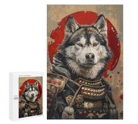 1000 PCS Jigsaw Puzzles Samurai Wolf Armor Art Print-1 Jigsaw Puzzles for Teenagers Stress Reliever Train Your Brain And Hands Learning Educational Toys 1000 PCS