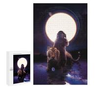 1000 PCS Jigsaw Puzzles- The Hunter in Space. Jigsaw for Adults Relaxing Games Staycation Kill Time Deal As Gifts for The Whole Family 1000 PCS