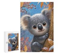 1000 PCS Jigsaw Puzzles Winter Koala in Tree Jigsaw Puzzles for Teenagers Stress Reliever Train Your Brain And Hands Learning Educational Toys 1000 PCS