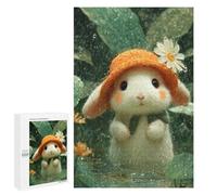 1000 PCS Jigsaw Rainy Day Bunny-2 Jigsaw Puzzles for Adults Family Activities Help The Brain Exercise Deal As Gifts for The Whole Family 1000 PCS