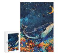 1000 PCS Jigsaw Whale Dreams Underwater-1 Jigsaws for Adults Puzzle Stress Reliever Parent-child Interaction Unique Birthday And Xmas Gifts 1000 PCS