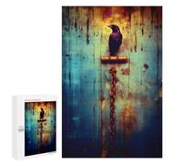 1000 PCS Jigsaws Adults Puzzles Abstract Raven Art Jigsaw for Adults Relax Games Birthday Present Birthday And Unique Gifts 1000 PCS