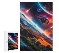 1000 PCS Jigsaws Adults Puzzles Alien Frontier Voyage Jigsaw for Adults Relax Games Birthday Present Birthday And Unique Gifts 1000 PCS