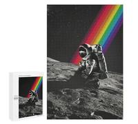1000 PCS Jigsaws Adults Puzzles Astronaut Cosmic Rainbow Jigsaw for Adults Relax Games Birthday Present Birthday And Unique Gifts 1000 PCS