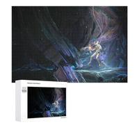 1000 PCS Jigsaws Adults Puzzles Astronaut Exploring Alien Cave Adult Puzzles DIY Toys But Fun And Humorous Unique Gifts for Birthday And Christmas 1000 PCS