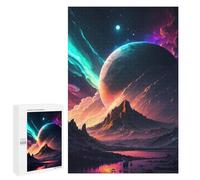 1000 PCS Jigsaws Adults Puzzles Aurora Cosmic Dawn Jigsaw for Adults Relax Games Birthday Present Birthday And Unique Gifts 1000 PCS