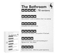 1000 PCS Jigsaws Adults Puzzles Bathroom Reviews Funny Jigsaw Puzzle Family Game Analysis And Logic Parent-child Interaction 1000 PCS