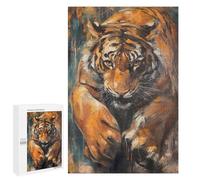 1000 PCS Jigsaws Adults Puzzles Bengal Tiger Mysterious Jigsaws for Adults Family Games Presents for Women for Is Ideal As A Gift 1000 PCS