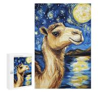 1000 PCS Jigsaws Adults Puzzles Camel Under Starry Night Jigsaw Puzzle Family Game Analysis And Logic Parent-child Interaction 1000 PCS