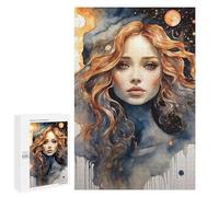 1000 PCS Jigsaws Adults Puzzles Celestial Goddess Jigsaw for Adults Hands-on Game Precision Cutting Parent-child Interaction 1000 PCS