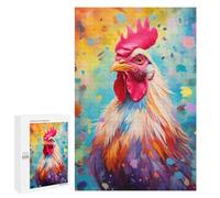 1000 PCS Jigsaws Adults Puzzles Chicken Color Adult Puzzles Relaxing Games Precision Cutting Unique Gifts for Birthday And Christmas 1000 PCS
