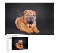 1000 PCS Jigsaws Adults Puzzles Chinese Shar Pei Jigsaws for Adults Hands-on Game Wall Decoration Birthday And Unique Gifts 1000 PCS