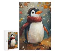 1000 PCS Jigsaws Adults Puzzles Cozy Penguin in Autumn Jigsaw for Adults Hands-on Game Precision Cutting Parent-child Interaction 1000 PCS