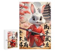 1000 PCS Jigsaws Adults Puzzles Cute White Rabbit Adult Puzzles Relaxing Games Precision Cutting Unique Gifts for Birthday And Christmas 1000 PCS