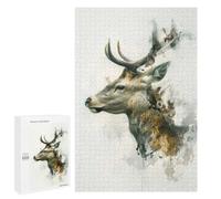 1000 PCS Jigsaws Adults Puzzles Deer Elegance Jigsaw for Adults Hands-on Game Precision Cutting Parent-child Interaction 1000 PCS