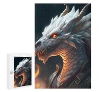 1000 PCS Jigsaws Adults Puzzles Dragon's Fiery Gaze -2 Jigsaw for Adults Hands-on Game Precision Cutting Parent-child Interaction 1000 PCS