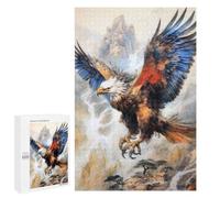 1000 PCS Jigsaws Adults Puzzles Eagle Animal Art Jigsaw for Adults Hands-on Game Precision Cutting Parent-child Interaction 1000 PCS