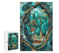 1000 PCS Jigsaws Adults Puzzles Enchanted Crystal Cavern Jigsaws for Adults Toy Wall Decor Home Decoration for Is Ideal As A Gift 1000 PCS