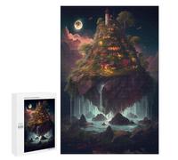 1000 PCS Jigsaws Adults Puzzles Enchanted Floating Island -1 Adult Puzzles Relaxing Games Precision Cutting Unique Gifts for Birthday And Christmas 1000 PCS