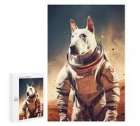 1000 PCS Jigsaws Adults Puzzles English Bull Terrier Mars Jigsaws for Adults Hands-on Game Wall Decoration Birthday And Unique Gifts 1000 PCS