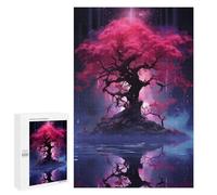 1000 PCS Jigsaws Adults Puzzles Epic Purple And Blue Tree Jigsaw for Adults Relax Games Birthday Present Birthday And Unique Gifts 1000 PCS