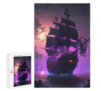 1000 PCS Jigsaws Adults Puzzles Fantasy Pirate Ship Jigsaw Puzzle Family Game Analysis And Logic Parent-child Interaction 1000 PCS