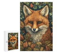 1000 PCS Jigsaws Adults Puzzles Fox in Whimsical Forest Jigsaw for Adults Relax Games Birthday Present Birthday And Unique Gifts 1000 PCS