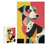 1000 PCS Jigsaws Adults Puzzles Geometric Dog Art Jigsaw Puzzle Family Game Analysis And Logic Parent-child Interaction 1000 PCS