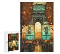 1000 PCS Jigsaws Adults Puzzles Gifts Arc De Triomphe Abstract 1 Jigsaw for Adults Relax Games Home Decoration Birthday Present, Gifts, 1000 PCS