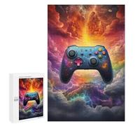 1000 PCS Jigsaws Adults Puzzles Gifts Cloudy Gaming Paradise Jigsaw Puzzle Relax Games Staycation Kill Time Birthday Present, Gifts, 1000 PCS