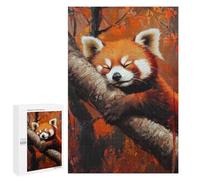 1000 PCS Jigsaws Adults Puzzles Gifts Dreaming Red Panda Jigsaw for Adults Relax Games Home Decoration Birthday Present, Gifts, 1000 PCS