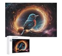 1000 PCS Jigsaws Adults Puzzles Gifts Magical Cosmic Bird Portal Jigsaw Puzzle Relax Games Staycation Kill Time Birthday Present, Gifts, 1000 PCS