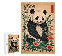 1000 PCS Jigsaws Adults Puzzles Gifts Panda Bamboo Japanese Jigsaw for Adults Relax Games Home Decoration Birthday Present, Gifts, 1000 PCS