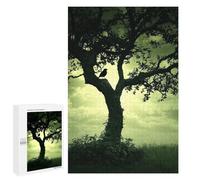 1000 PCS Jigsaws Adults Puzzles Gifts Silhouetted Bird on Tree Jigsaw for Adults Relax Games Home Decoration Birthday Present, Gifts, 1000 PCS