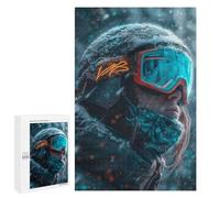 1000 PCS Jigsaws Adults Puzzles Gifts Snow Skier Digital Art Jigsaw for Adults Relax Games Home Decoration Birthday Present, Gifts, 1000 PCS