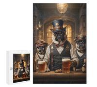1000 PCS Jigsaws Adults Puzzles Gifts Steampunk Craft Beer Pugs Jigsaw for Adults Relax Games Home Decoration Birthday Present, Gifts, 1000 PCS
